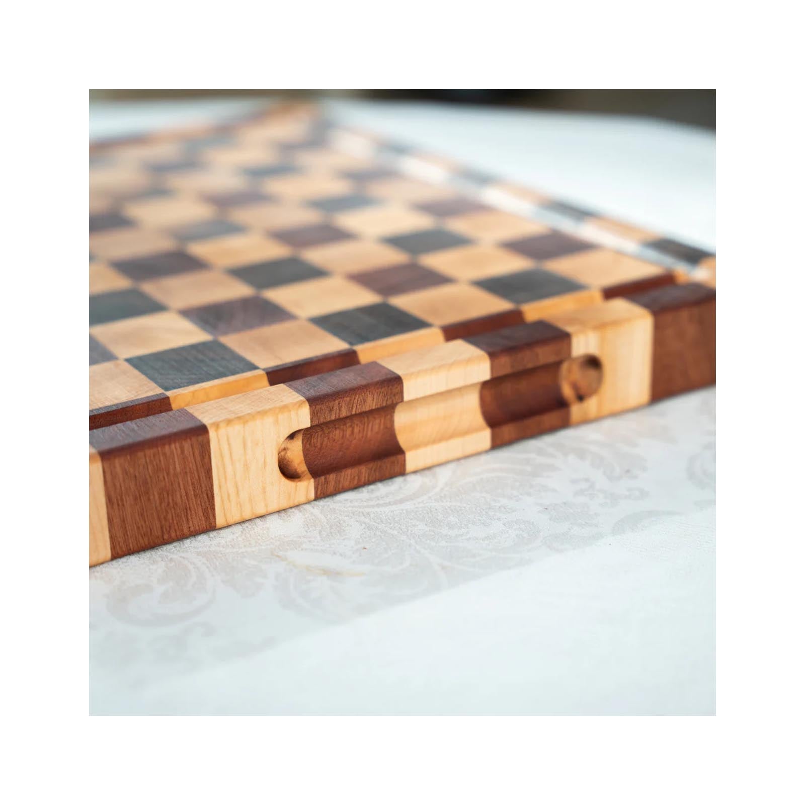 Checkered End Grain Board Abed Tahan